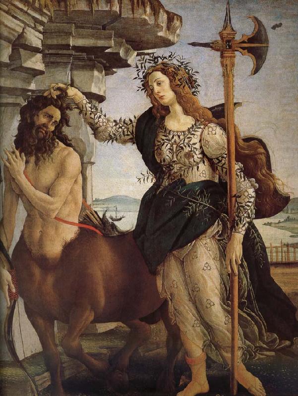 Minerva and the Orc, Sandro Botticelli